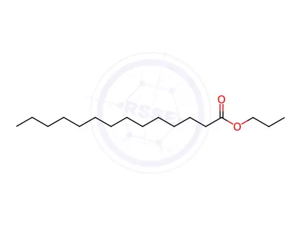 Chemical structure of MYRISTIC ACID PROPYL ESTER