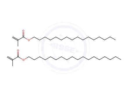 Chemical structure of 2-Propenoic acid, 2-methyl-, hexadecyl ester, polymer with octadecyl 2-methyl-2-propenoate