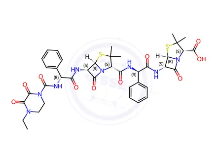 Chemical structure of Piperacillin EP Impurity D