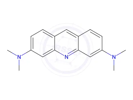 Chemical structure of 3,6-Acridinediamine, N,N,N',N'-tetramethyl- (9CI)