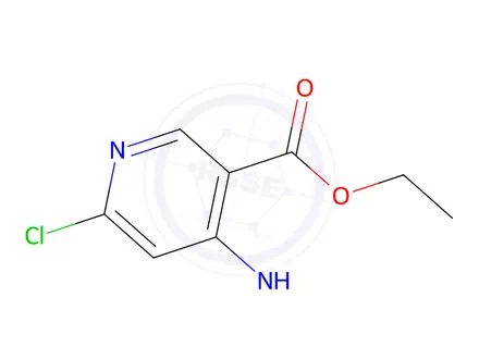 Chemical structure of Ethyl 6-Chloro-4-(ethylamino)nicotinate