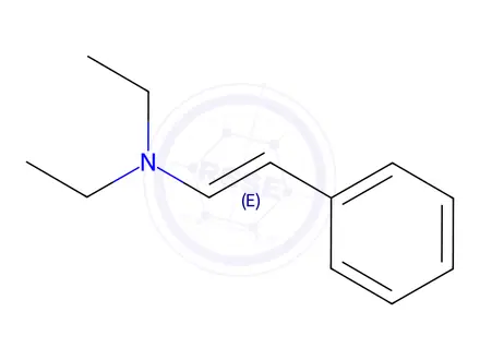 Chemical structure of N,N-Diethyl-2-phenylethenamine