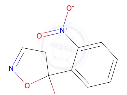 Chemical structure of 5-(2-Nitrophenyl)-4,5-dihydroisoxazol-5-ol
