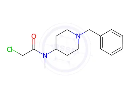Chemical structure of N-((S)-1-Benzyl-piperidin-3-yl)-2-chloro-N-methyl-acetamide