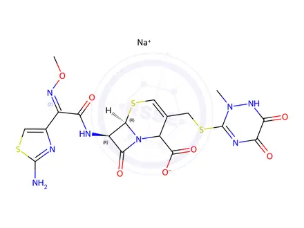 Chemical structure of Ceftriaxone Impurity 13