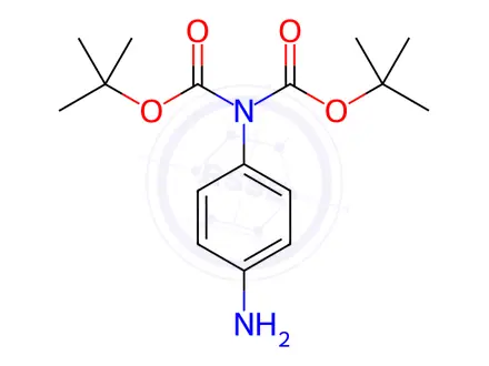 Chemical structure of N,N-Di-boc-4-aminoaniline