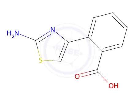Chemical structure of 2-(2-Aminothiazol-4-yl)benzoic acid