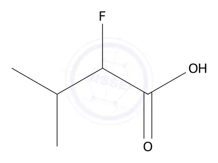 Chemical structure of 2-Fluoro-3-methylbutyric Acid