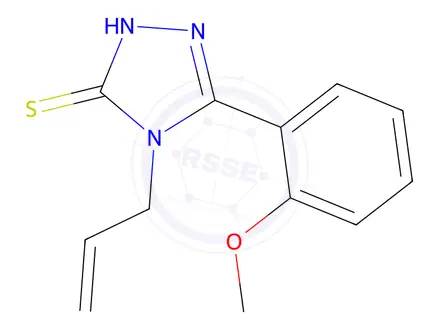Chemical structure of 5-(2-Methoxyphenyl)-4-(prop-2-en-1-yl)-4H-1,2,4-triazole-3-thiol