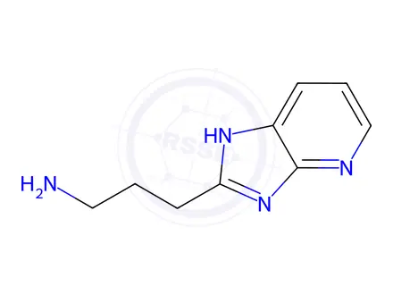 Chemical structure of 2-AMINOPROPYL-4(7)-AZO-BENZIMIDAZOLE