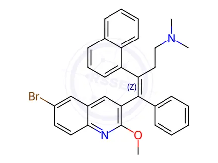 Chemical structure of Bedaquiline Impurity 11