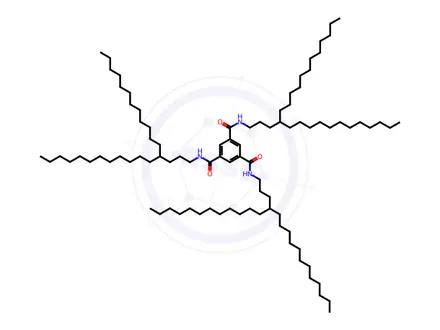 Chemical structure of N1,N3,N5-Tris(4-dodecylhexadecyl)benzene-1,3,5-tricarboxamide