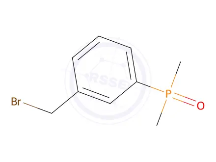 Chemical structure of (3-(Bromomethyl)phenyl)dimethylphosphine oxide