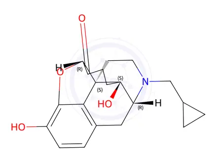 Chemical structure of Naltrexone