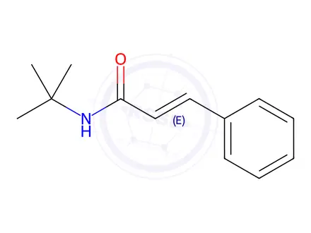 Chemical structure of N-tert-Butylbenzeneacrylamide