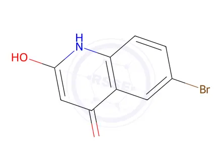 Chemical structure of 6-Bromo-2-hydroxy-1H-quinolin-4-one
