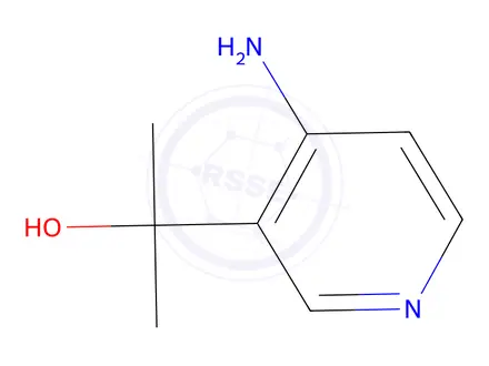 Chemical structure of 2-(4-Aminopyridin-3-yl)propan-2-ol