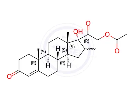 Chemical structure of Clascoterone Impurity 118
