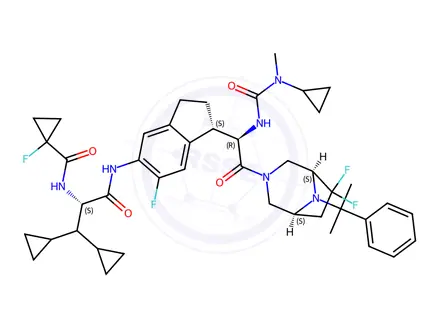 Chemical structure of Nintedanib D6