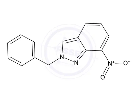 Chemical structure of 2-Benzyl-7-nitro-2H-indazole