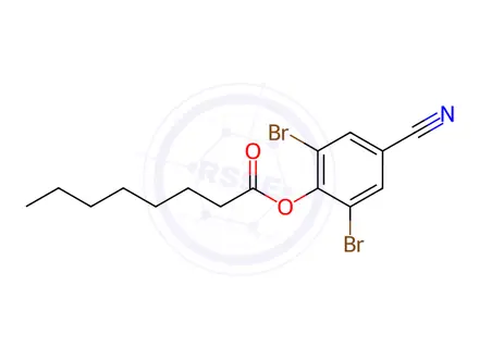 Chemical structure of Bromoxynil-octanoate