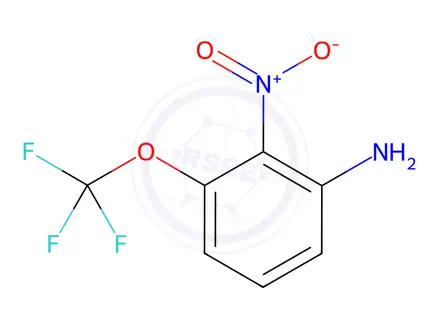 Chemical structure of 2-Nitro-3-trifluoromethoxy-phenylamine