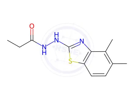 Chemical structure of N'-(4,5-Dimethylbenzo[d]thiazol-2-yl)propionohydrazide
