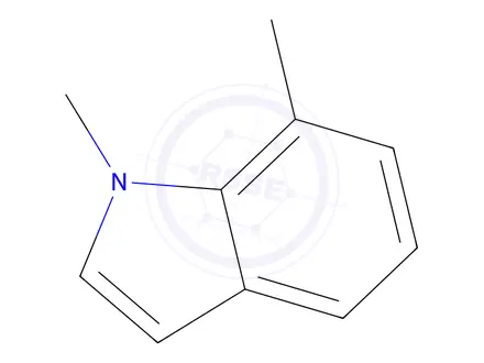Chemical structure of 1,7-Dimethyl-1H-indole