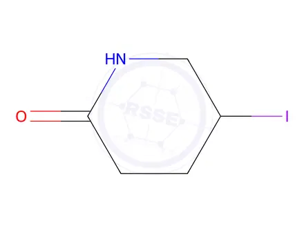 Chemical structure of 5-Iodopiperidin-2-one
