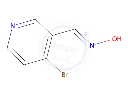 Chemical structure of (E)-4-bromonicotinaldehyde oxime