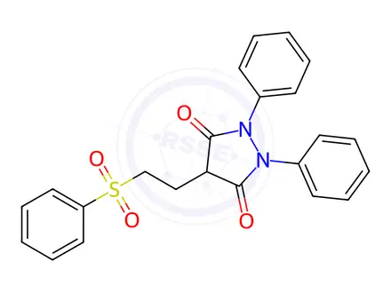 Chemical structure of Sulfinpyrazone Impurity 1 (Sulfinpyrazone EP Impurity A)