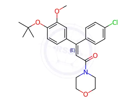 Chemical structure of Dimethomorph Impurity 3