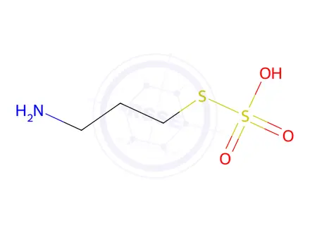 Chemical structure of S-(3-aminopropyl)thiosulfuric acid ester