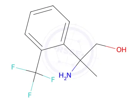 Chemical structure of 2-Amino-2-(2-(trifluoromethyl)phenyl)propan-1-ol