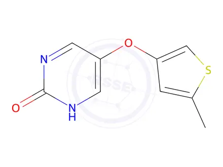 Chemical structure of 5-((5-Methylthiophen-3-yl)oxy)pyrimidin-2(1H)-one
