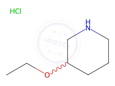 Chemical structure of 3-Ethoxypiperidine hydrochloride
