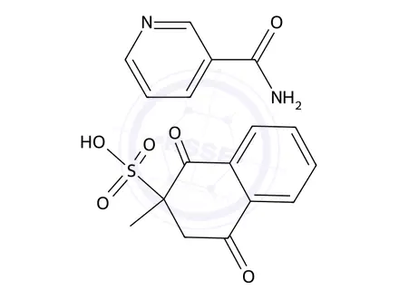 Chemical structure of Menadione nicotinamide bisulfite