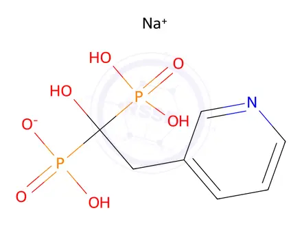 Chemical structure of Sodium Risedronate