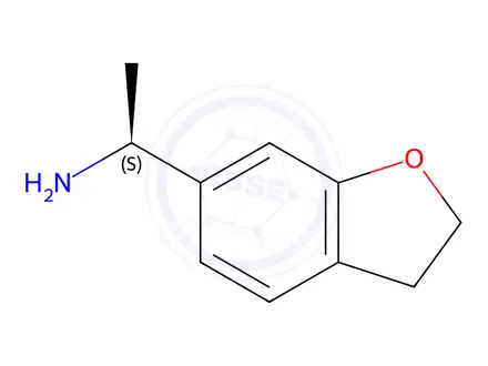 Chemical structure of (S)-1-(2,3-dihydrobenzofuran-6-yl)ethan-1-amine