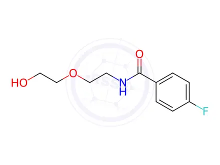 Chemical structure of 4-Fluoro-n-(2-(2-hydroxyethoxy)ethyl)benzamide