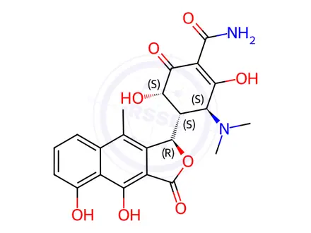 Chemical structure of α-Apo-oxytetracycline