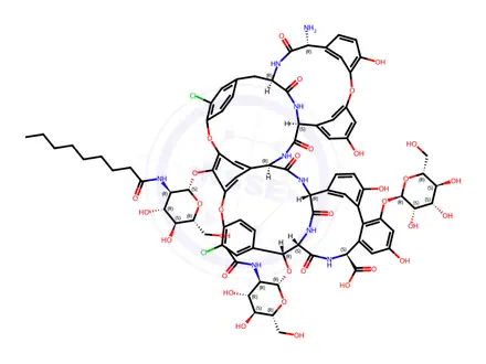 Chemical structure of Teicoplanin Impurity 13 (TA 2-1b) (RRT 0.88)
