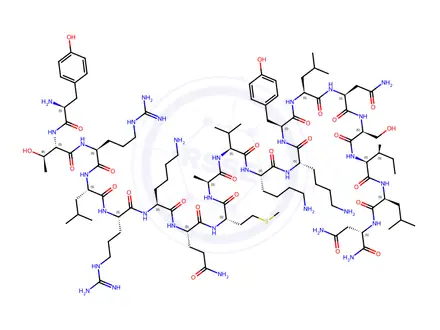 Chemical structure of VIP (10-28), human, porcine, rat, ovine