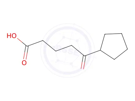 Chemical structure of 5-Cyclopentyl-5-oxopentanoic acid