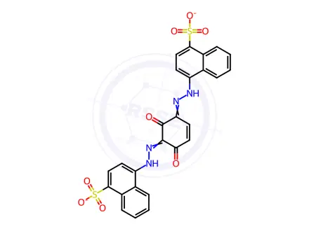 Chemical structure of Acid Brown M