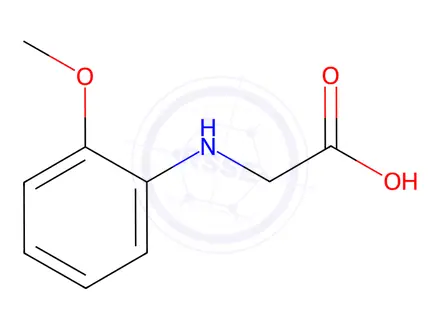 Chemical structure of [(2-Methoxyphenyl)amino]acetic acid