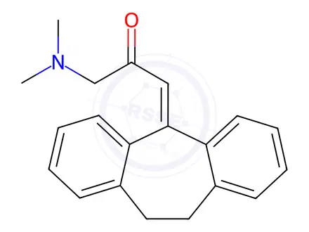 Chemical structure of Cotriptyline