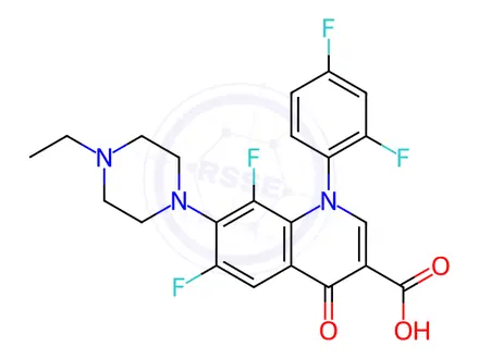 Chemical structure of Temafloxacin Impurity 178