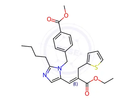 Chemical structure of Eprosartan Ethyl Methyl Diester