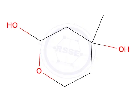Chemical structure of 4-Methyltetrahydro-2H-pyran-2,4-diol